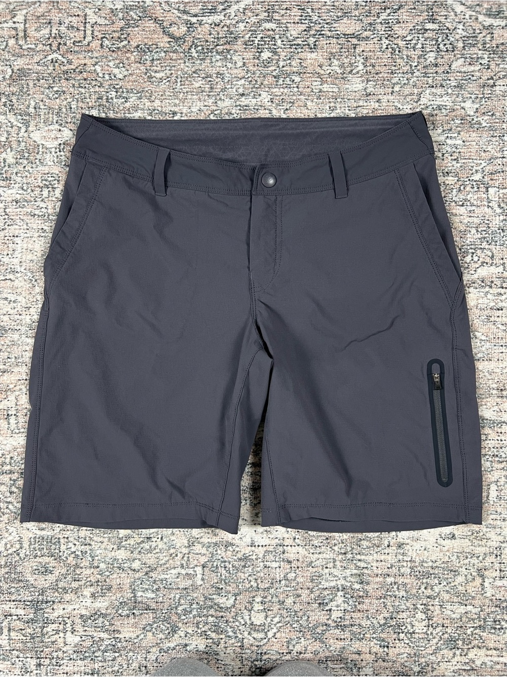 REI Ripstop Hiking Shorts Womens 10 Gray Pockets - Picture 2 of 13